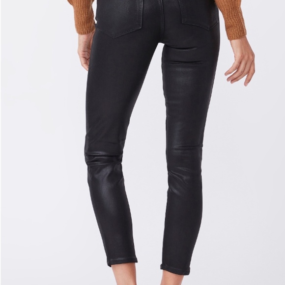 Paige Hoxton Black Fog Luxe Ankle Jeans - Picture 2 of 6